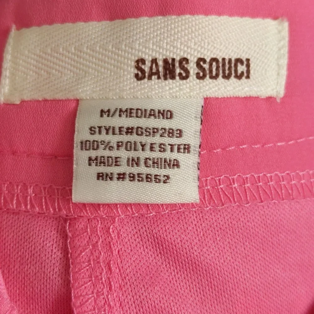 Sans Souci pink active wear shorts,  1.5